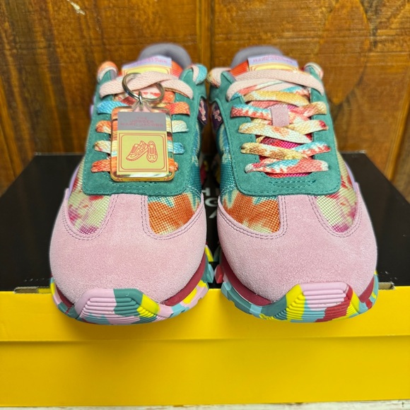 Marc Jacobs Women’s The Jogger Tie Dye Multicolor Sneakers - Size 7 - Picture 2 of 9